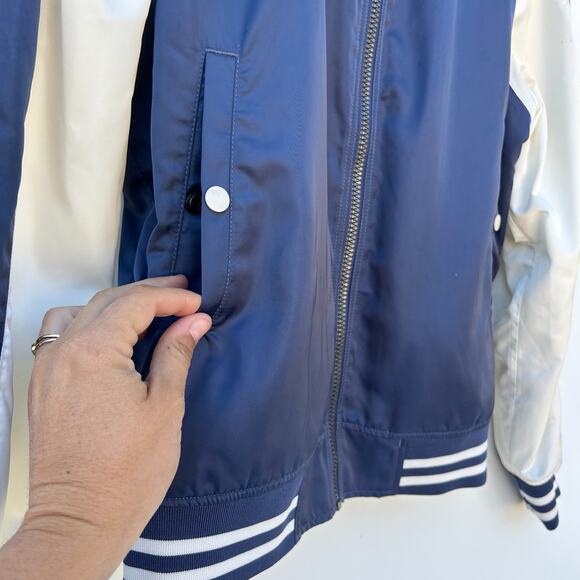 G-Star Raw Men’s Batt Tour Bomber Satin Dragon Navy Varsity Large GStar Shiny - Picture 5 of 12